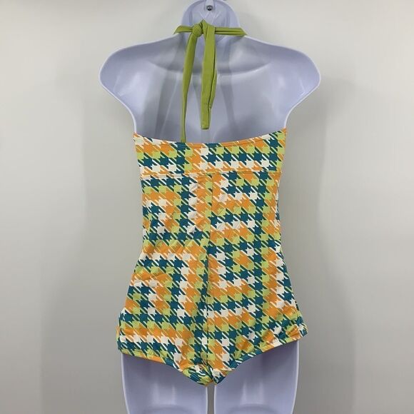 Popina One Piece Swimsuit‎ Vintage Style Sz Med - Picture 5 of 8